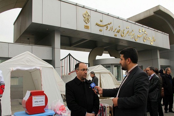 جمعآوری کمکهای مردمی در ارومیه برای سیلزدگان شمال کشور