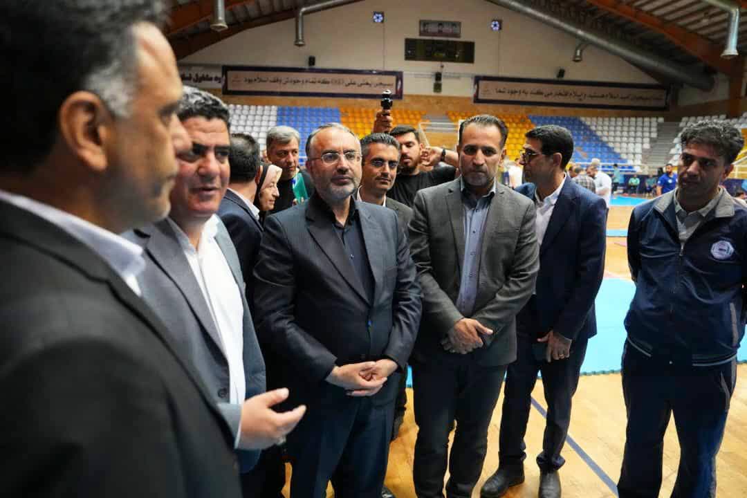 بازدید سرپرست معاون سیاسی و اجتماعی استانداری آذربایجان‌غربی از روند آماده‌سازی محل برگزاری مسابقات آسیایی ورزش‌های زورخانه‌ای و کشتی پهلوانی در ارومیه
