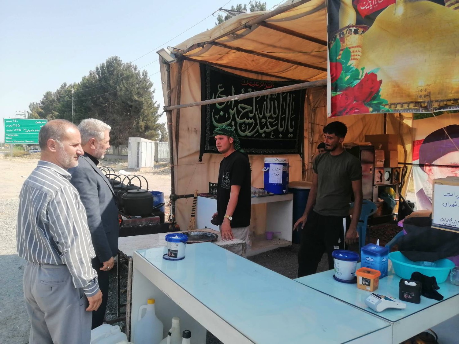 گزارش تصویری | بازدید فرماندار ارومیه از مواکب خدمت‌رسان به زائران