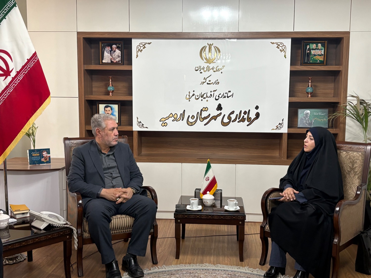 تأکید فرماندار ارومیه بر گسترش فرهنگ مطالعه و توسعه زیرساختهای کتابخانهای