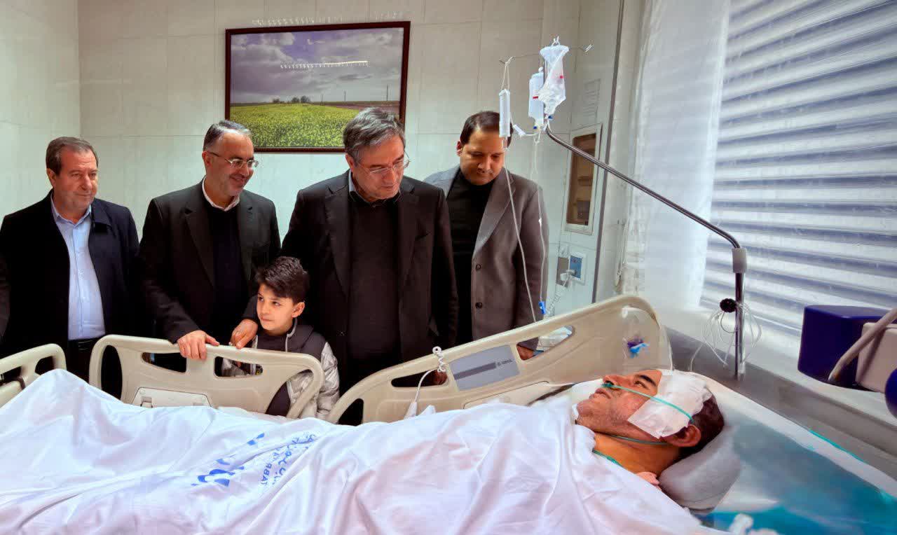 عیادت استاندار آذربایجان‌غربی از فرماندار چالدران ‌