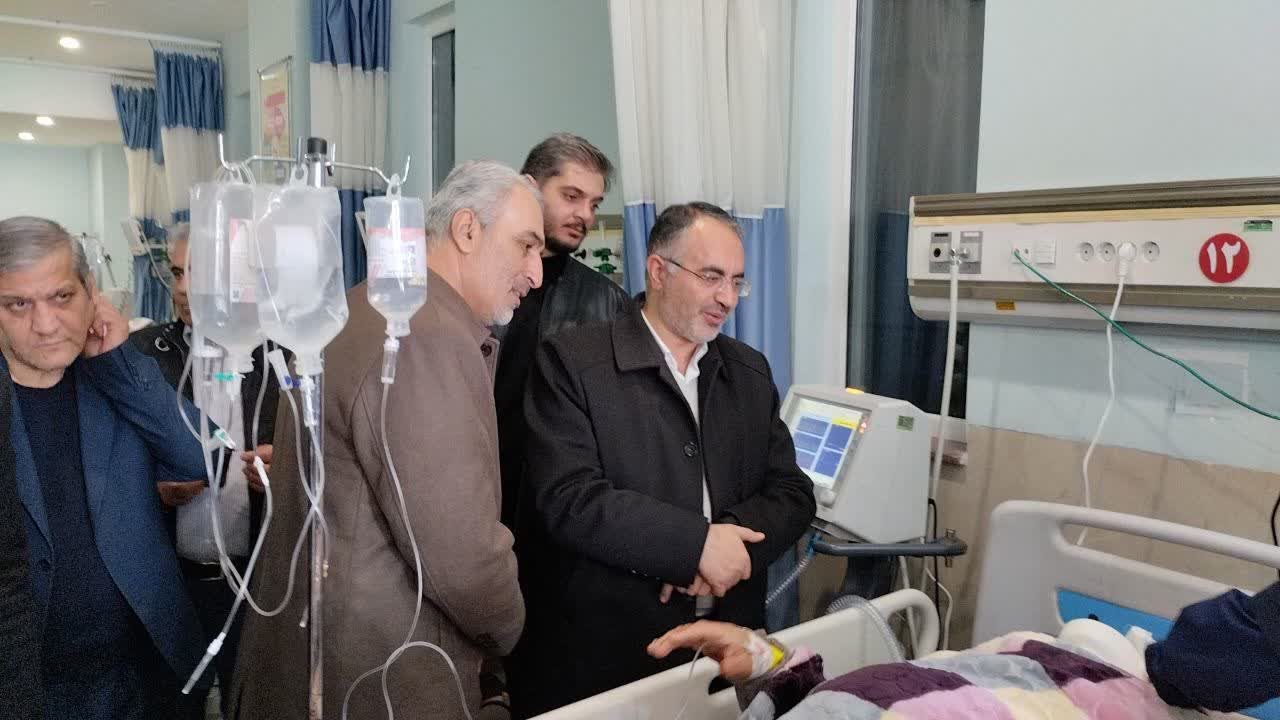 عیادت معاون استاندار آذربایجان‌غربی از فرماندار چالدران